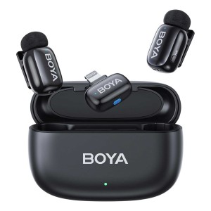 میکروفون یقه ای بی سیم بویا مدل Boya MINI 15 رابط Lightning